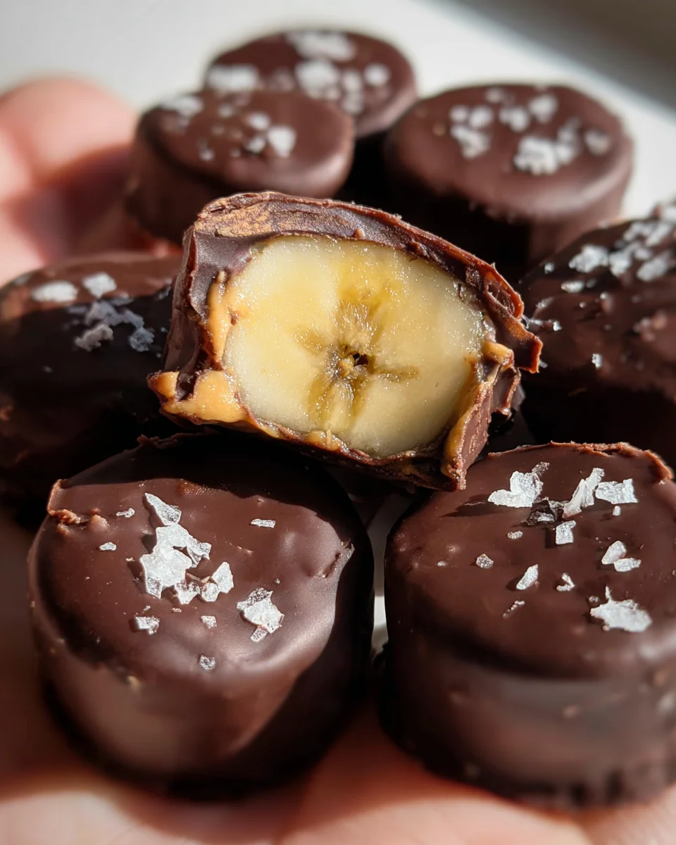 Chocolate Peanut Butter Banana Bites Chocolate