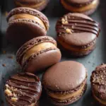 Chocolate Peanut Butter Macarons Chocolate Peanut Butter Macarons