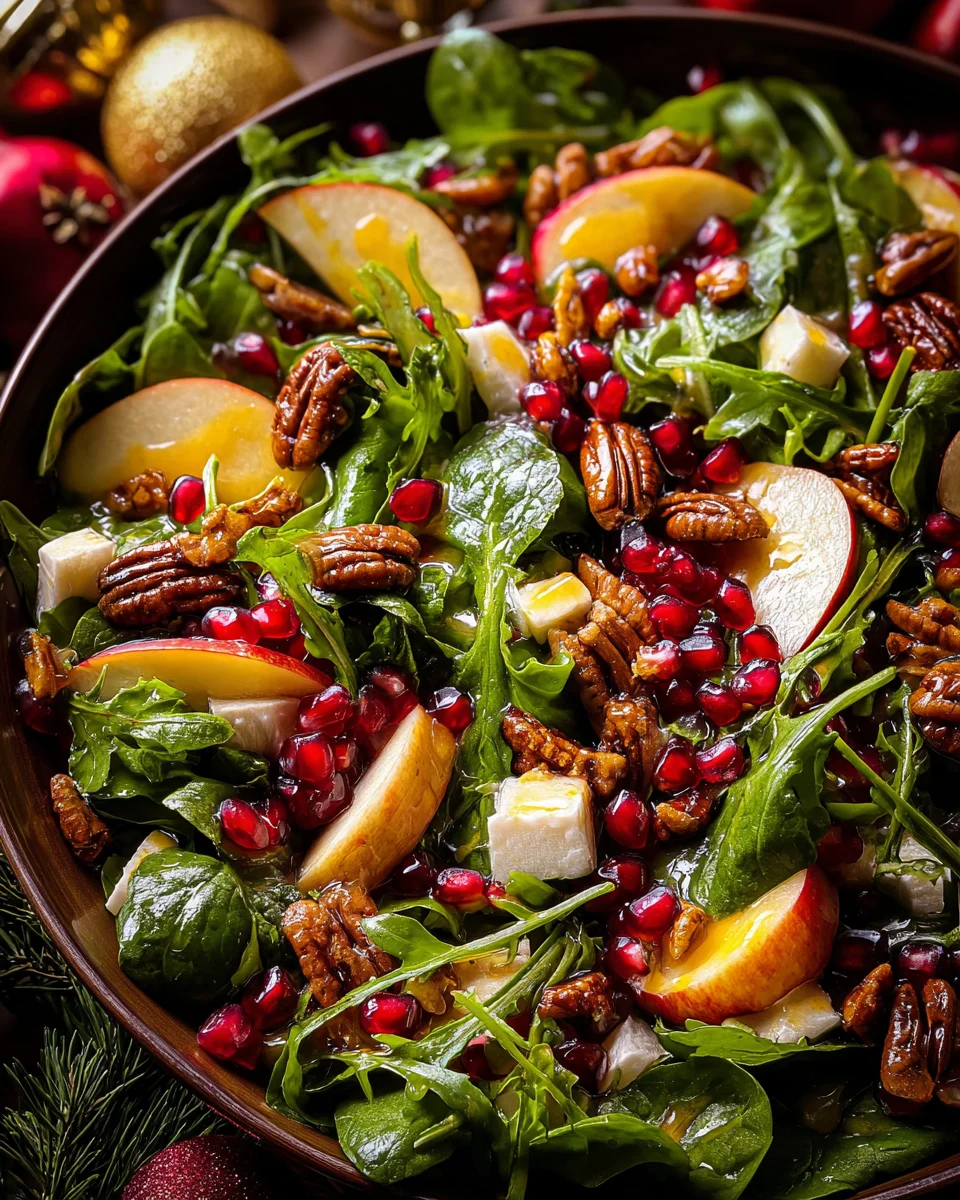 Christmas Salad with Honey Mustard Dressing Christmas Salad with Honey Mustard Dressing