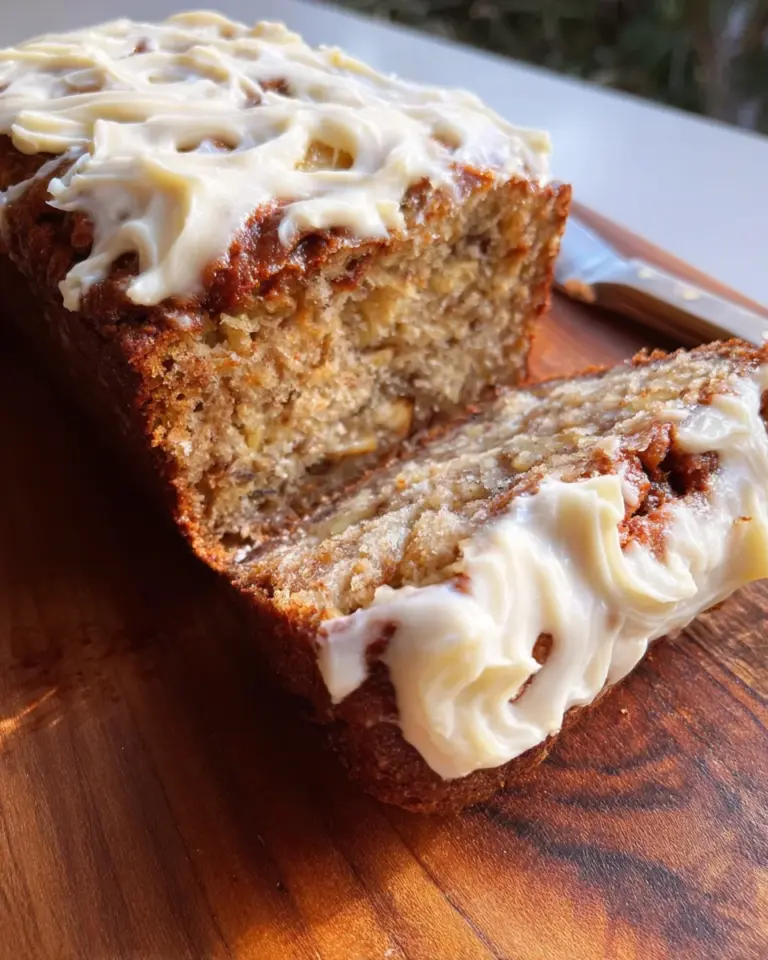 Cinnamon Roll Banana Bread