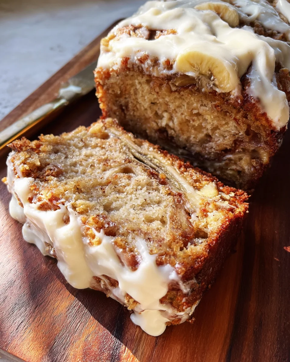 Cinnamon Roll Banana Bread Cinnamon