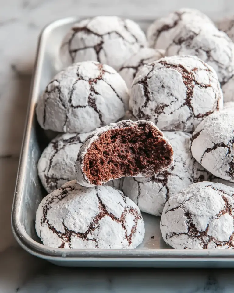 Classic Chocolate Snowball Cookies
