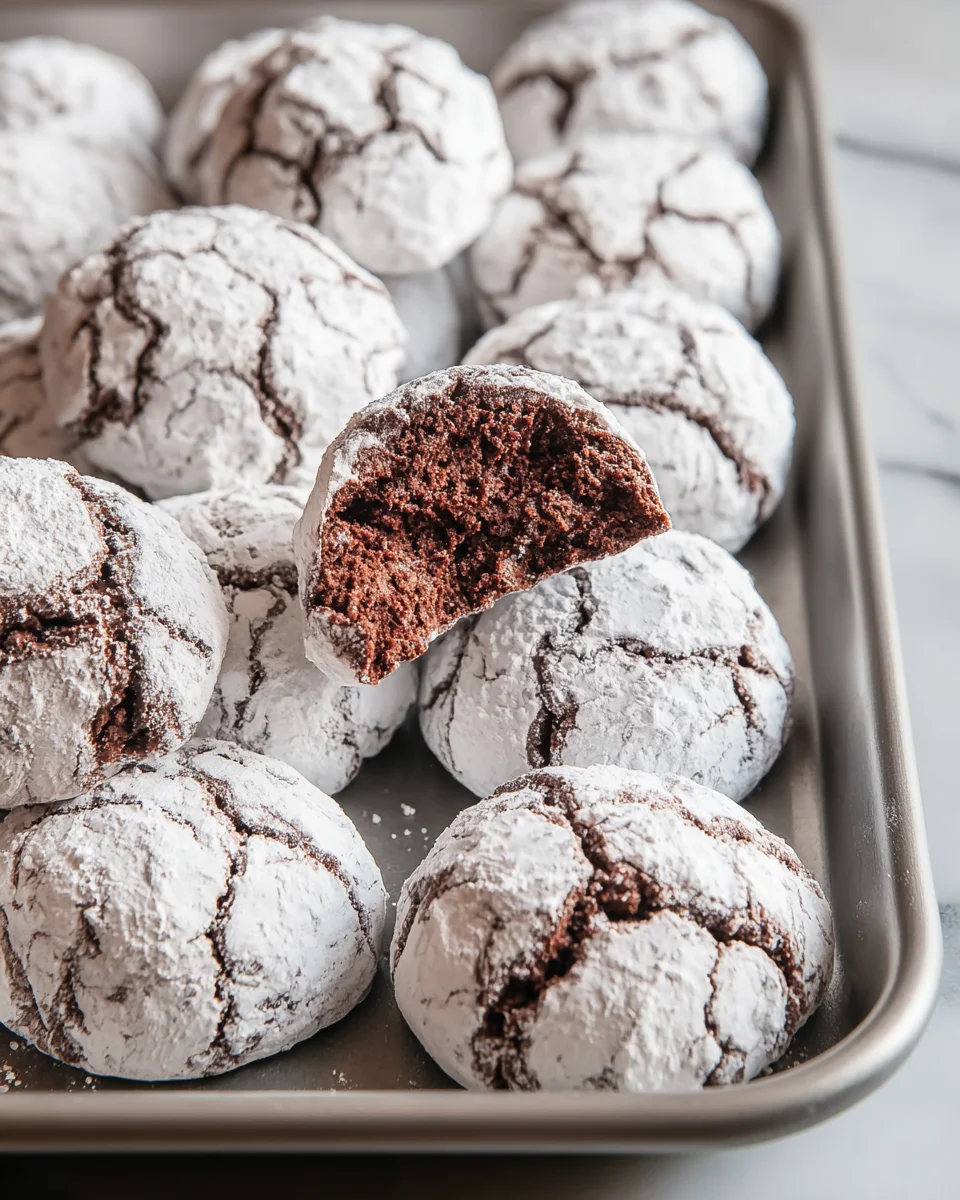 Classic Chocolate Snowball Cookies Classic