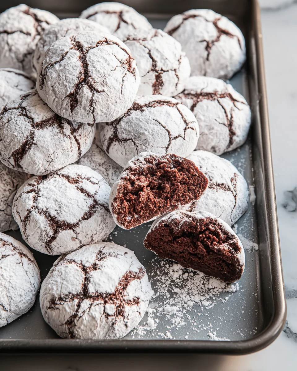 Classic Chocolate Snowball Cookies Classic