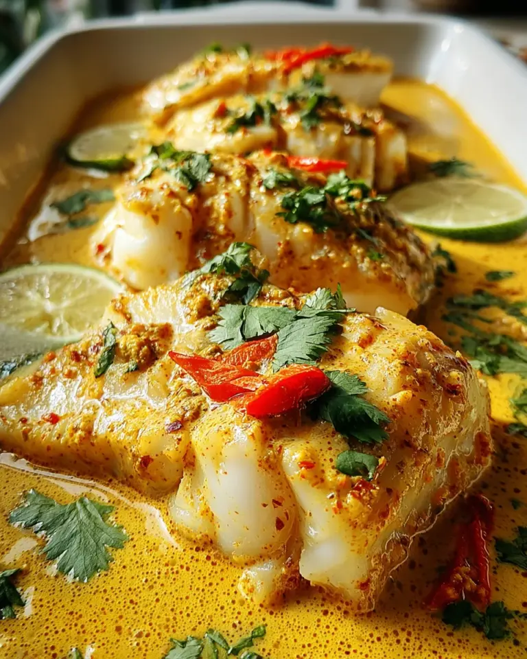 Coconut Curry Baked Cod