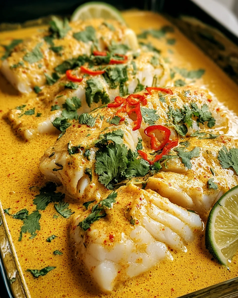 Coconut Curry Baked Cod Coconut
