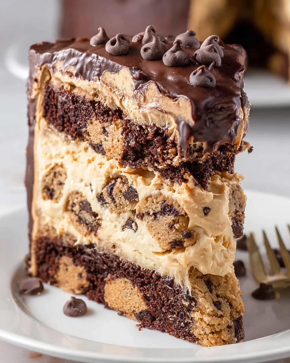Cookie Dough Cake Cookie