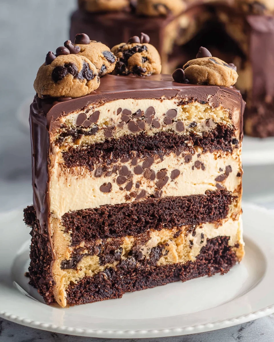 Cookie Dough Cake Cookie