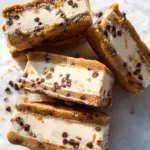 Cookie Dough Vegan Ice Cream Sandwiches (Easy + No-Bake!) Cookie Dough Vegan Ice Cream Sandwiches (Easy + No-Bake!)