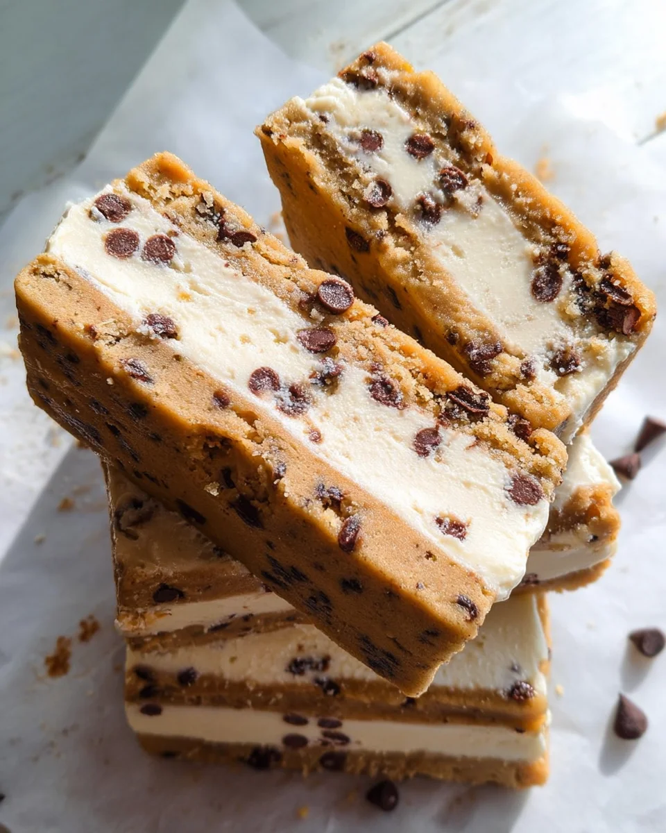 Cookie Dough Vegan Ice Cream Sandwiches (Easy + No-Bake!) Cookie