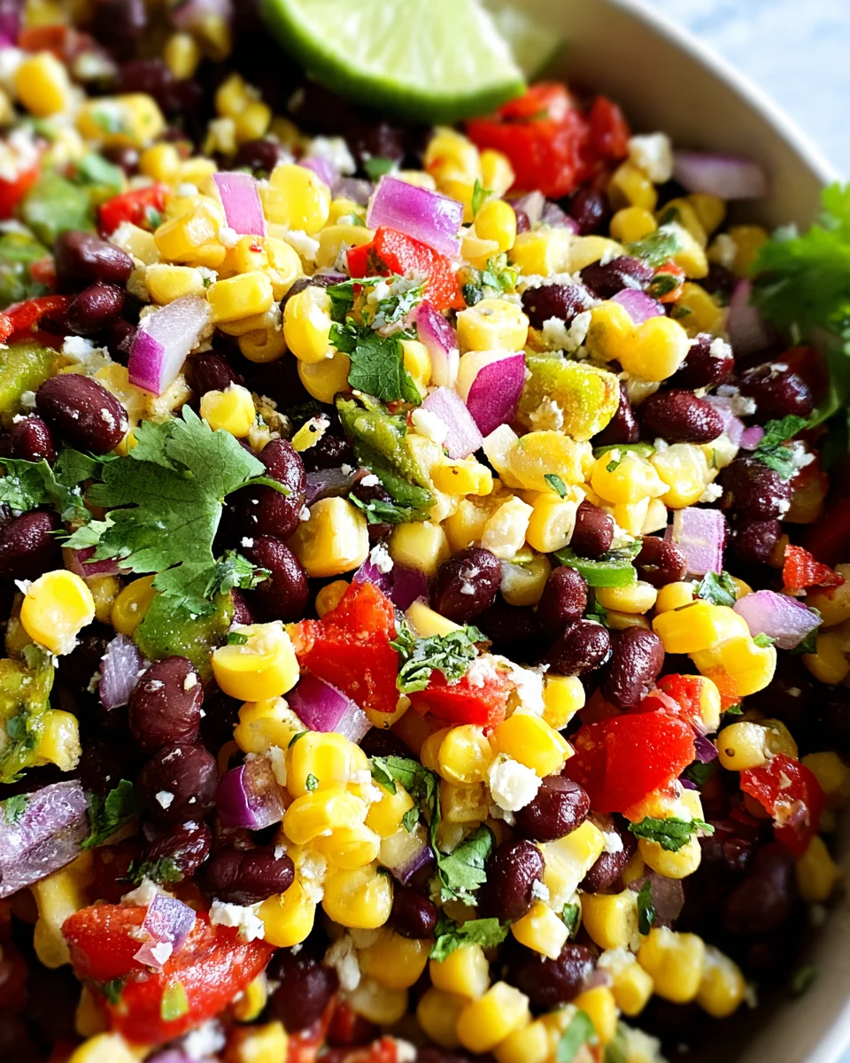 Corn and Black Bean Salad Corn