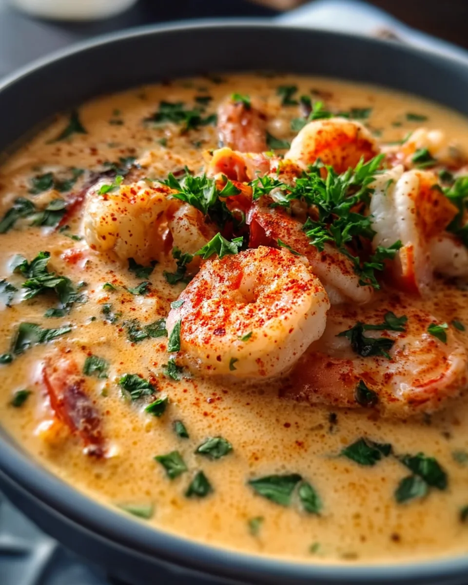 Crab and Shrimp Seafood Bisque Crab