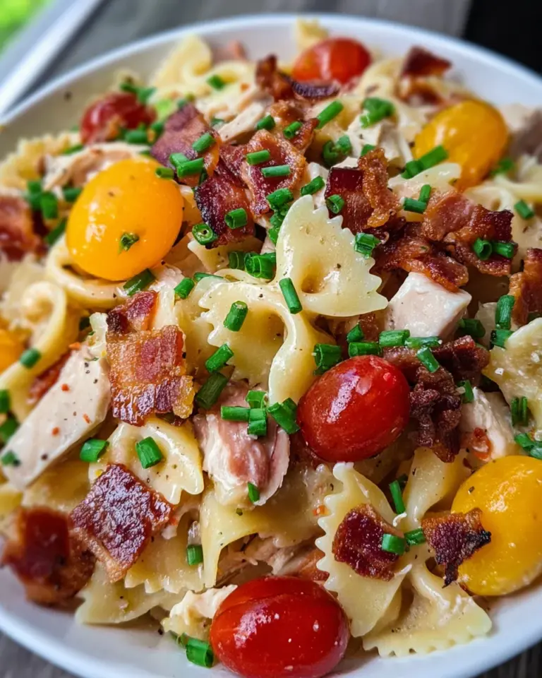 Crack Chicken Pasta Salad