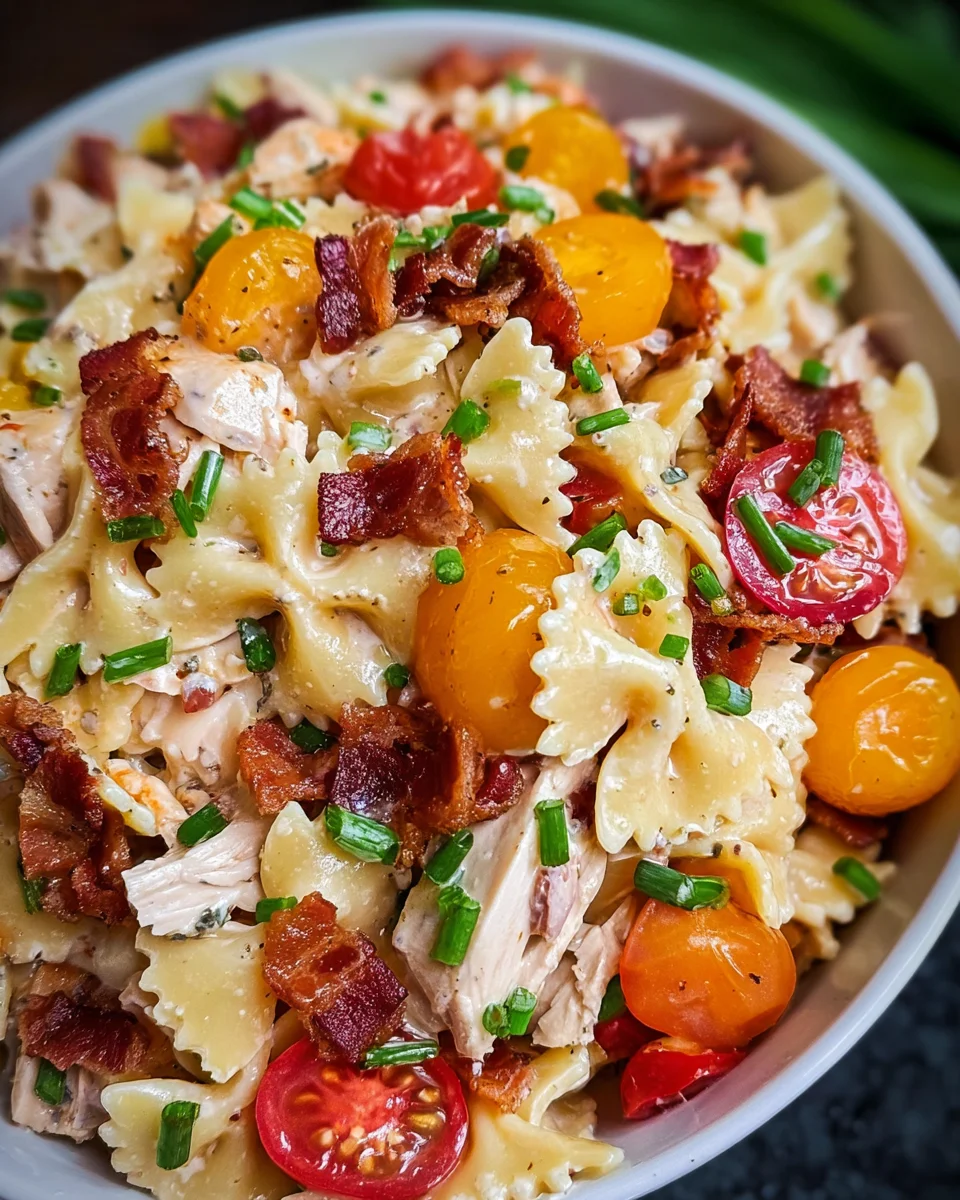Crack Chicken Pasta Salad Crack