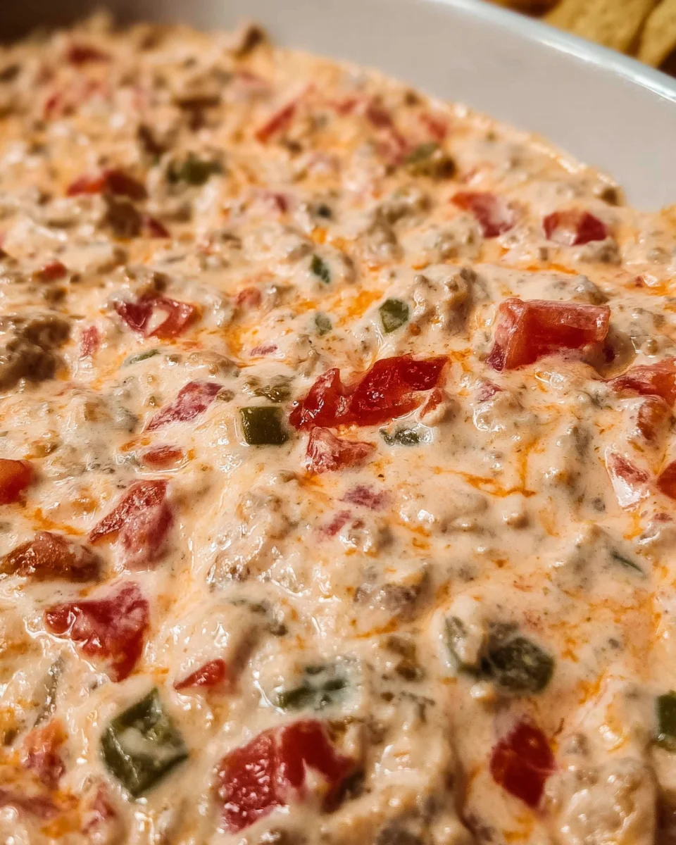 Cream Cheese Rotel Dip Cream