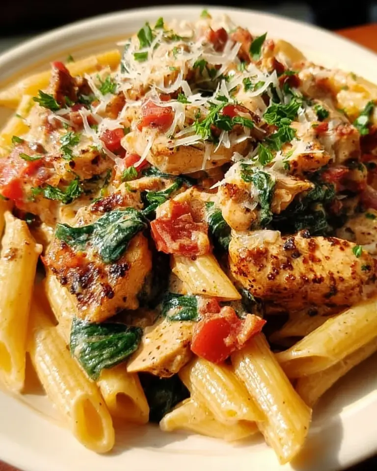 Creamy Chicken Pasta with Bacon