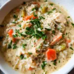 Creamy Chicken and Rice Soup Creamy Chicken and Rice Soup