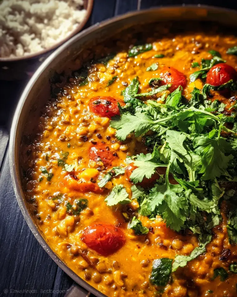 Creamy Coconut Lentil Curry Recipe