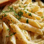 Creamy Garlic Penne Pasta Creamy Garlic Penne Pasta