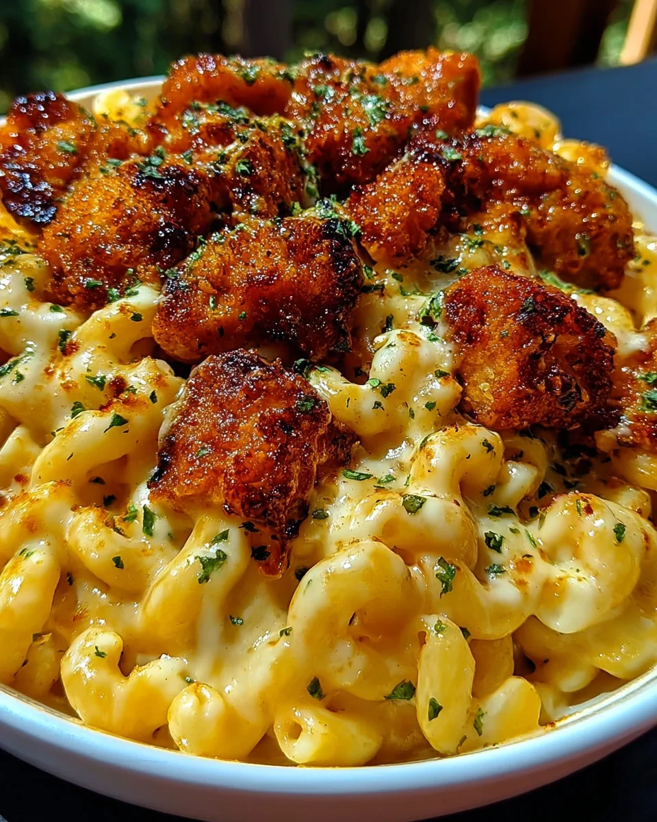 Creamy Honey Pepper Chicken Mac and Cheese Delight Creamy