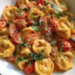 Creamy Tortellini with Tomatoes Creamy Tortellini with Tomatoes