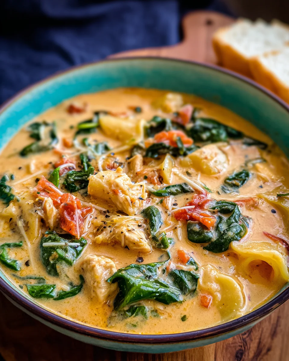 Creamy Tuscan Chicken Soup Creamy