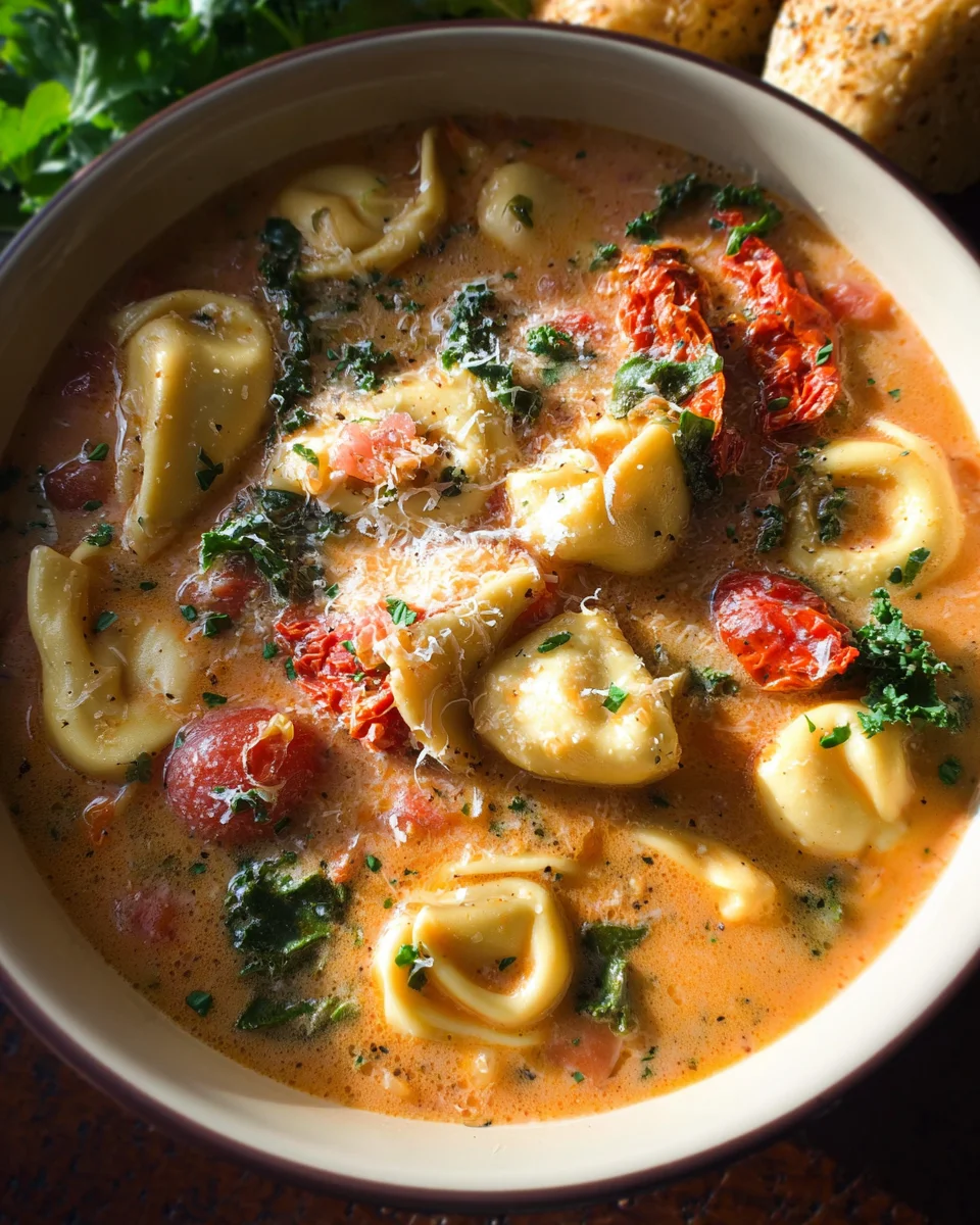 Creamy Tuscan Tortellini Soup Creamy Tuscan Tortellini Soup