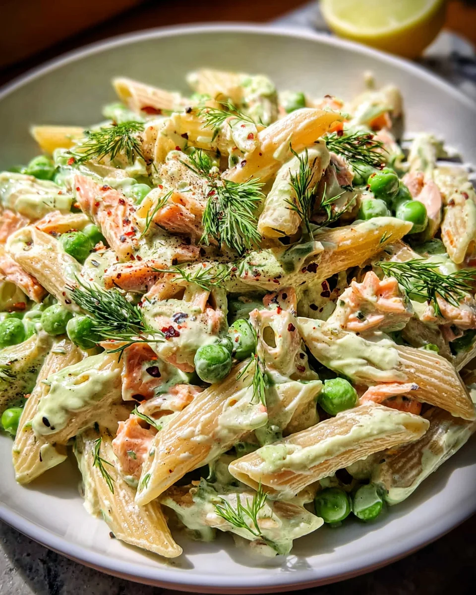 Creamy and Healthy Tuna Pasta Salad Creamy