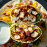 Crispy Chicken Bacon Ranch Wrap Crispy Chicken Bacon Ranch Wrap