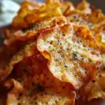 Crispy Cottage Cheese Chips