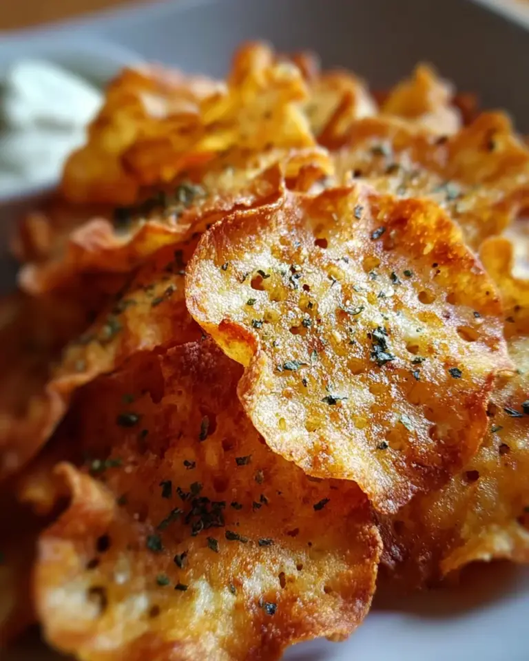 Crispy Cottage Cheese Chips
