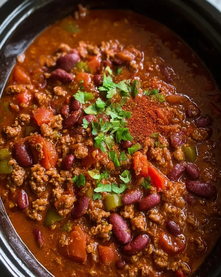 Crock Pot Chili Recipe