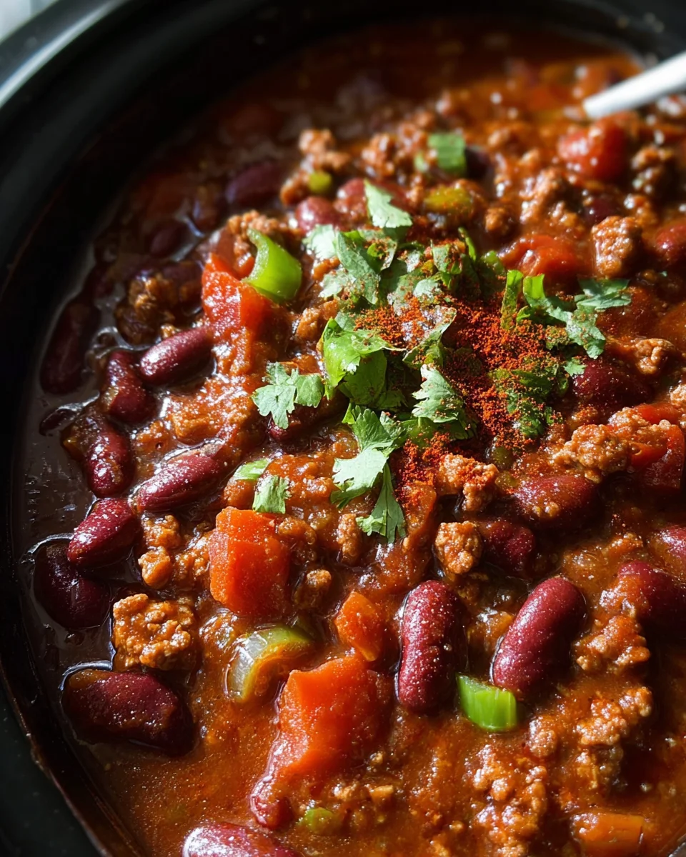 Crock Pot Chili Recipe Crock
