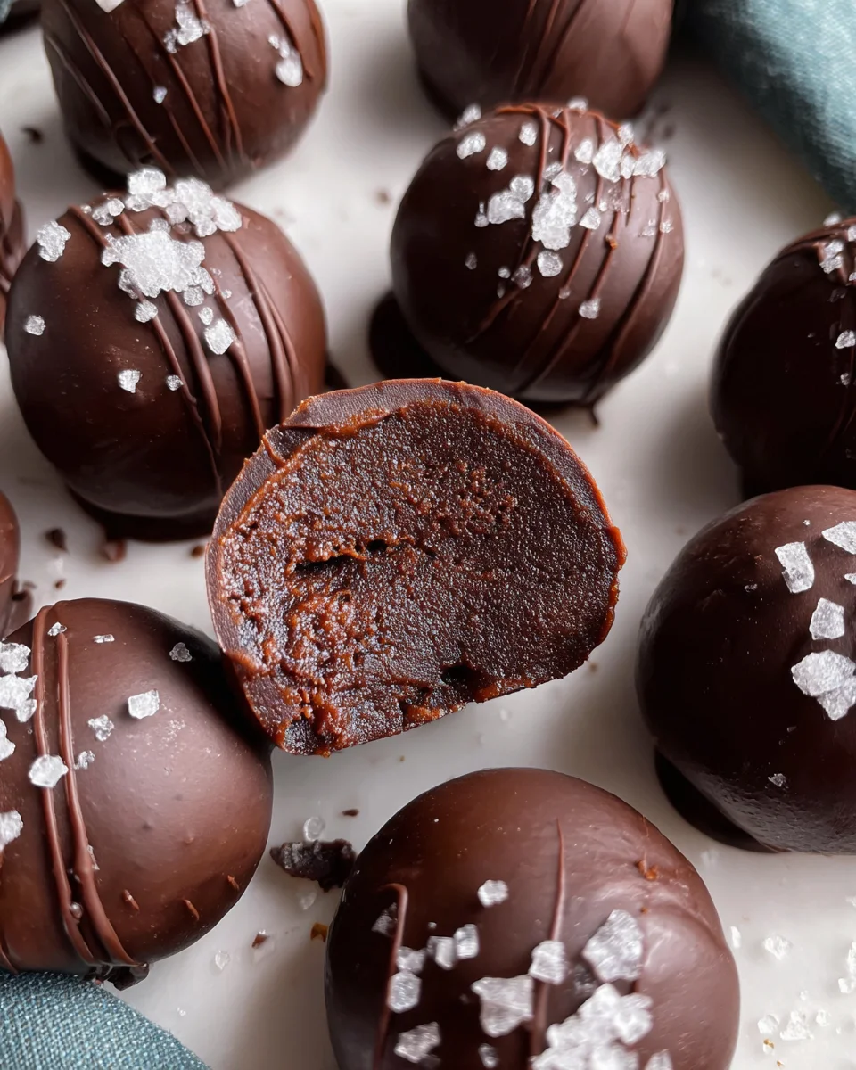 Dark Chocolate Protein Balls (No Bake, Low Carb) Dark