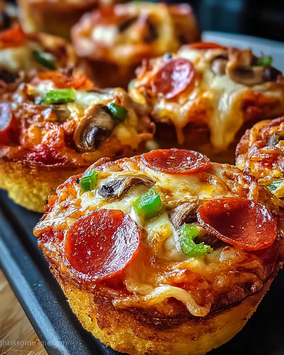 Deep Dish Pizza Cupcakes Deep