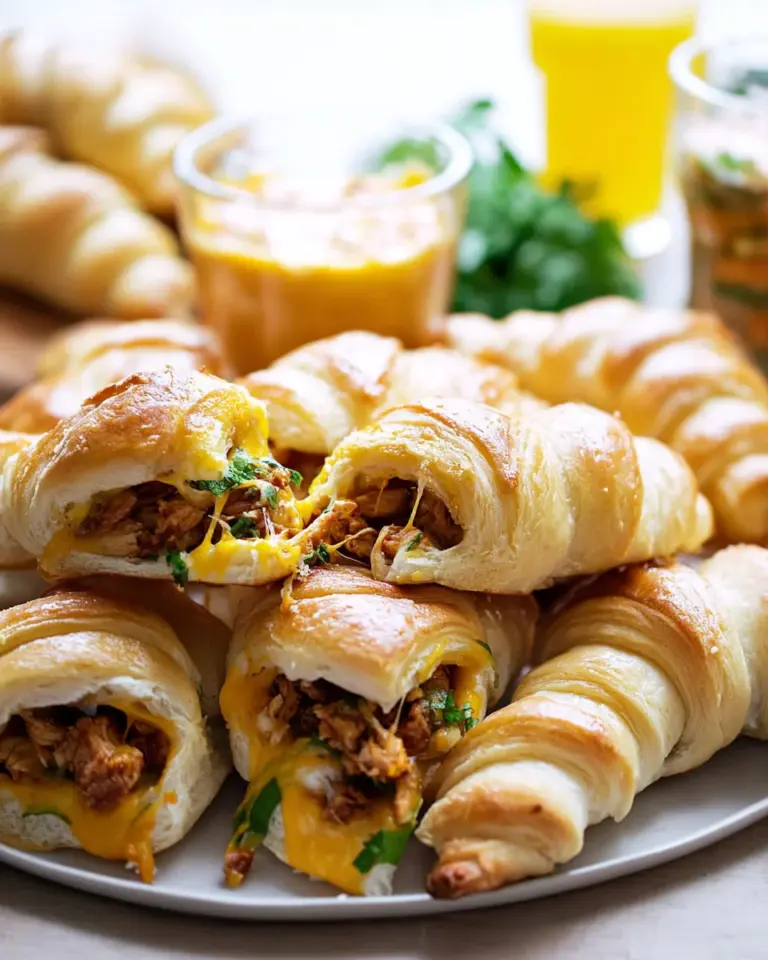 Easy Cheesy Chicken-Filled Crescents