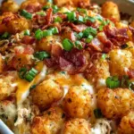 Easy Chicken Bacon Ranch Tater Tot Casserole Easy Chicken Bacon Ranch Tater Tot Casserole