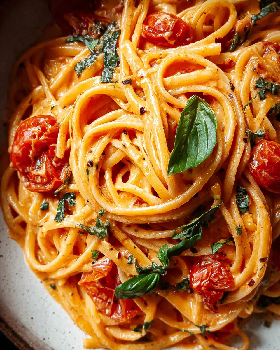 Easy One Pot Creamy Tomato Pasta Easy