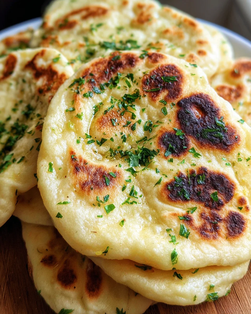 Easy Vegan Naan