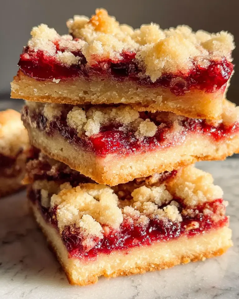 Fabulous Five Ingredient Raspberry Bars