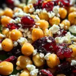 Feta & Cranberry Chickpeas with Lemon Vinaigrette Feta & Cranberry Chickpeas with Lemon Vinaigrette