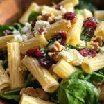 Feta & Cranberry Rigatoni Salad with Lemon Vinaigrette Feta & Cranberry Rigatoni Salad with Lemon Vinaigrette