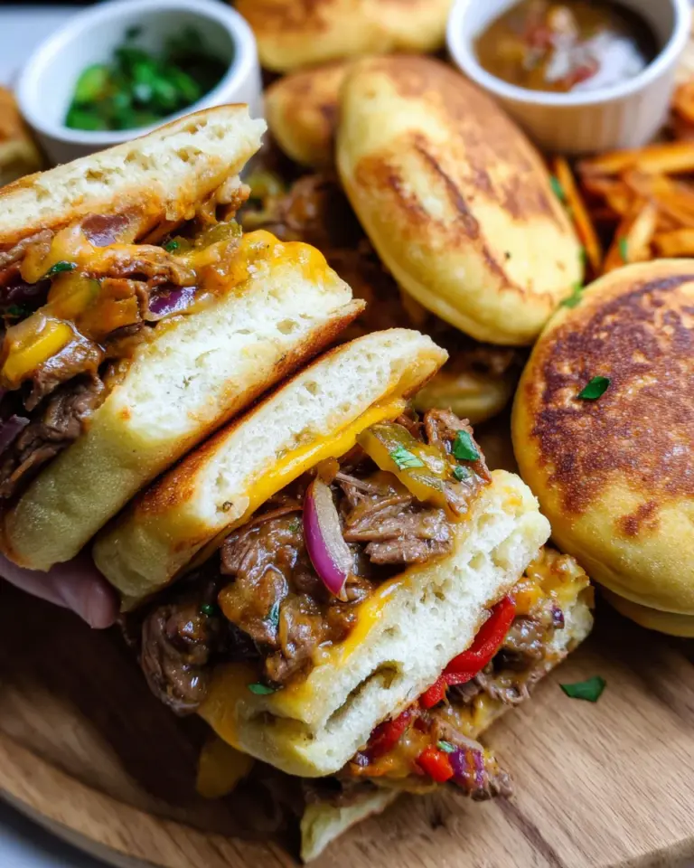 Fluffy Pan Bread With Beef