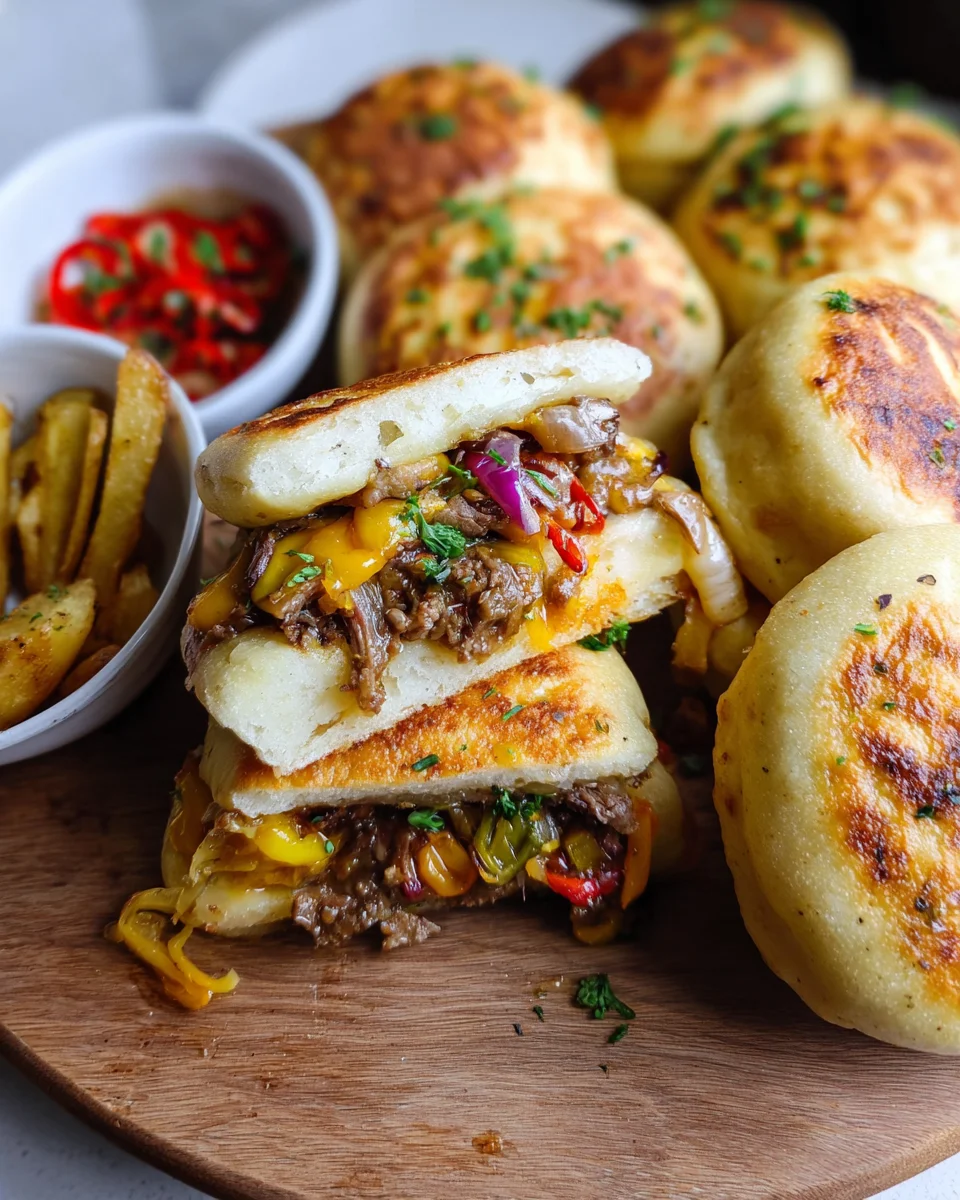 Fluffy Pan Bread With Beef Fluffy
