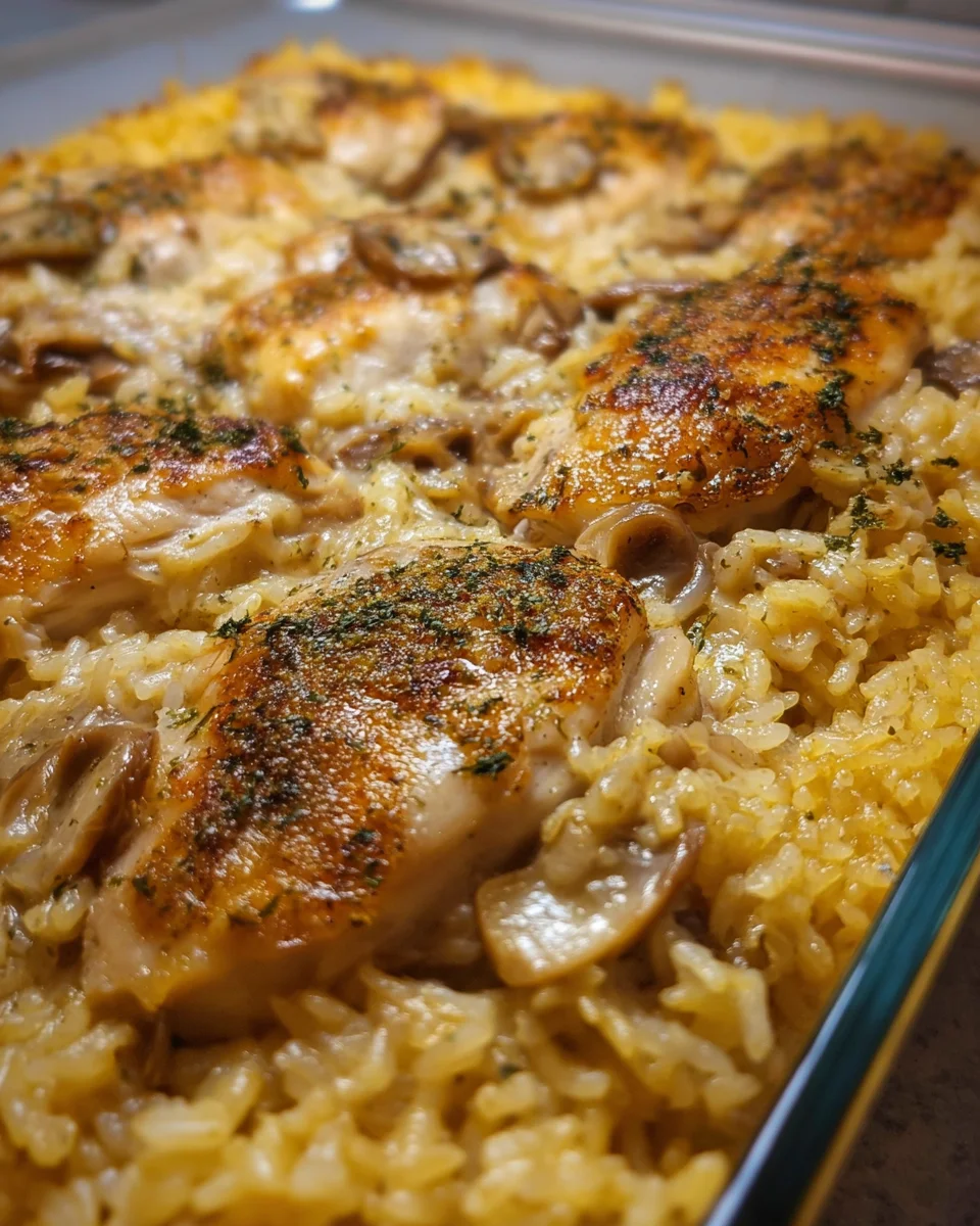 Forgotten Chicken and Rice Forgotten