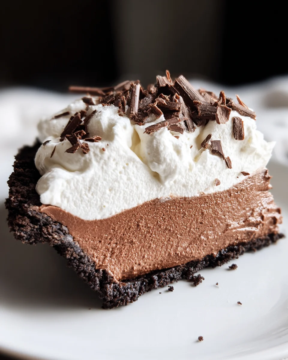 French Silk Pie French