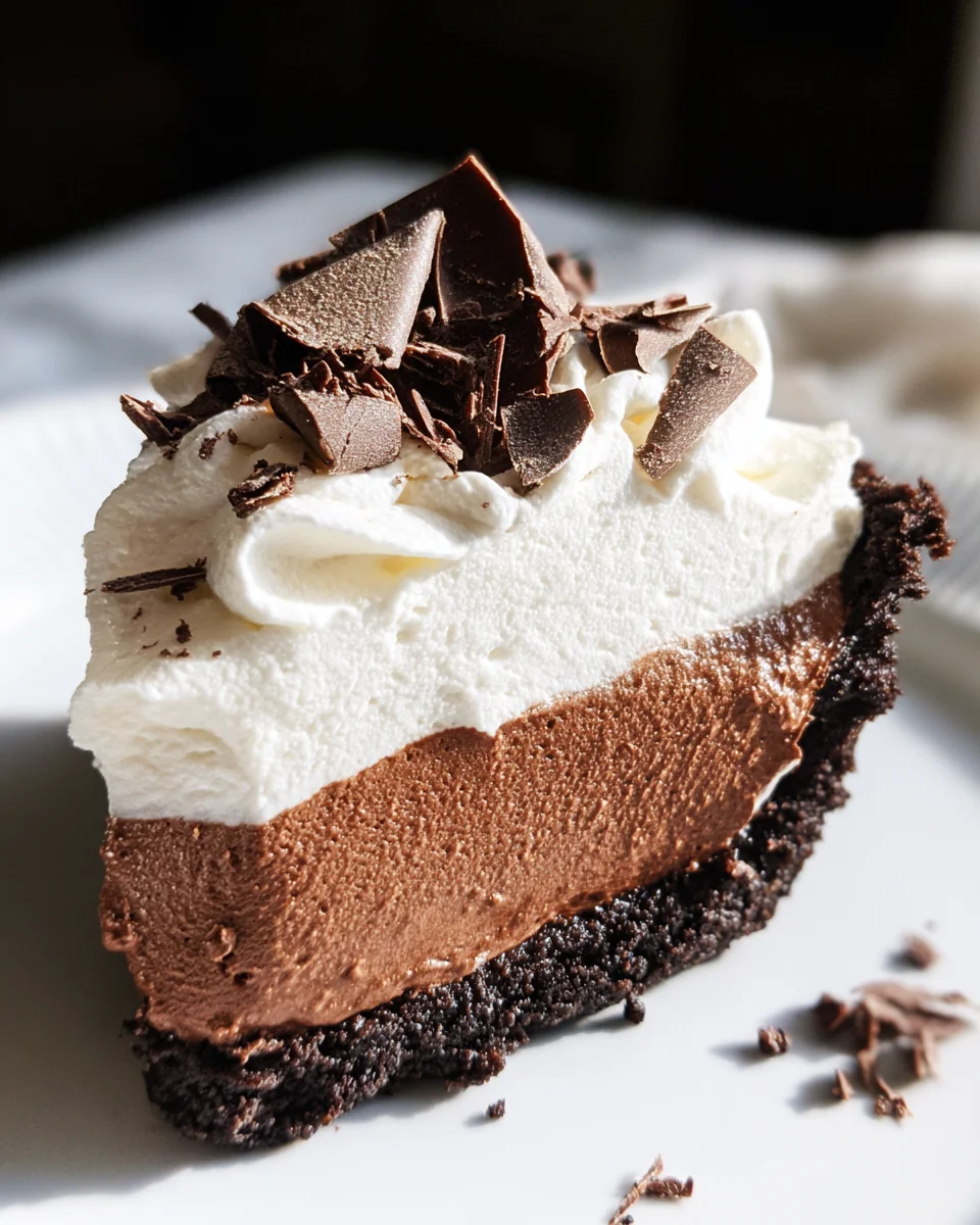 French Silk Pie French