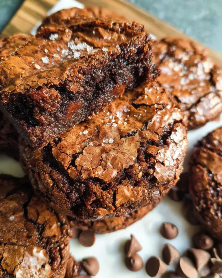 Fudgy Chewy Browkies (Brookies)