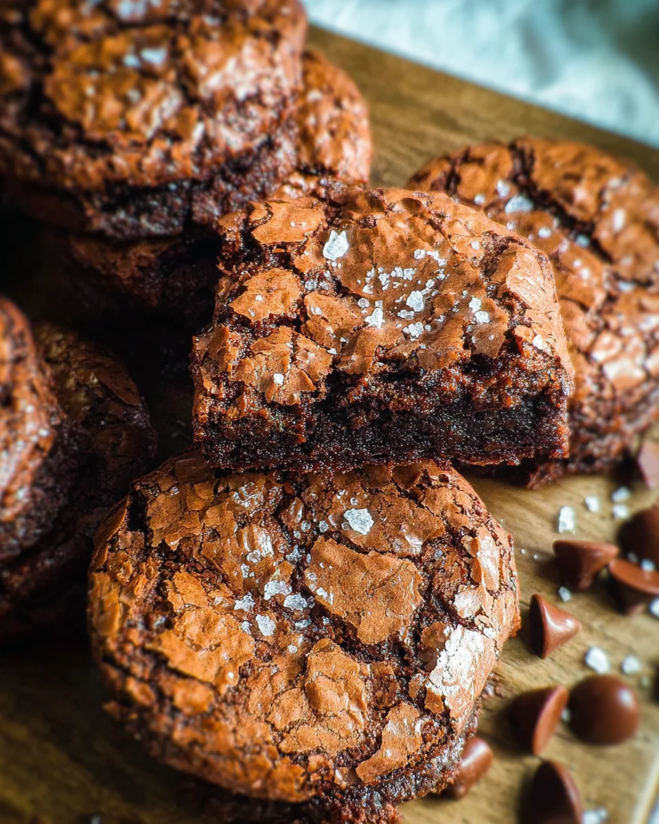 Fudgy Chewy Browkies (Brookies) Fudgy