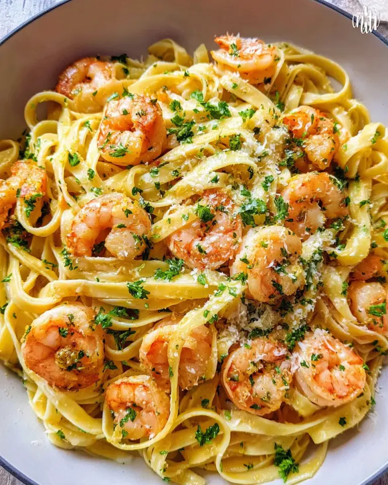 Garlic Butter Shrimp Pasta